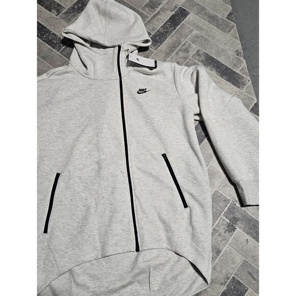 Nike Women's Tech Fleece Oversized Full-Zip Cape Hoodie FB8243-013 Size M TALL - Picture 2 of 9